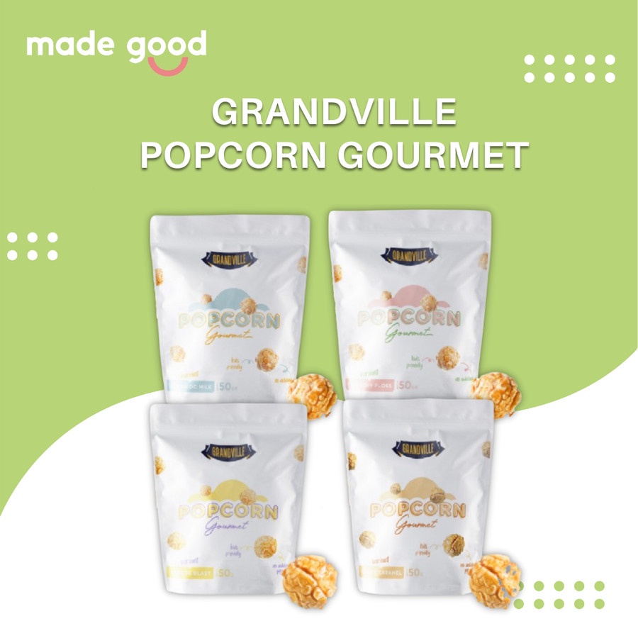 

Grandville Gourmet Popcorn 50gr Popcorn Sehat Kids Friendly