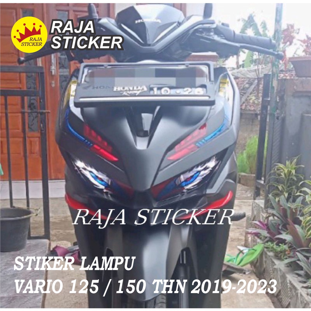 Stiker mata alis dan stoplamp vario new tahun 2018-2019