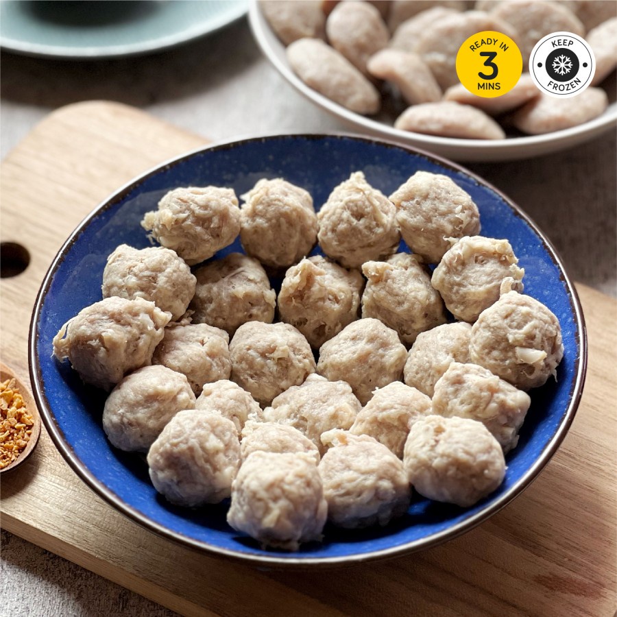 

Bakso Urat Sapi Asli isi 25pc Homemade FREE KUAH TULANG KALDU SAPI