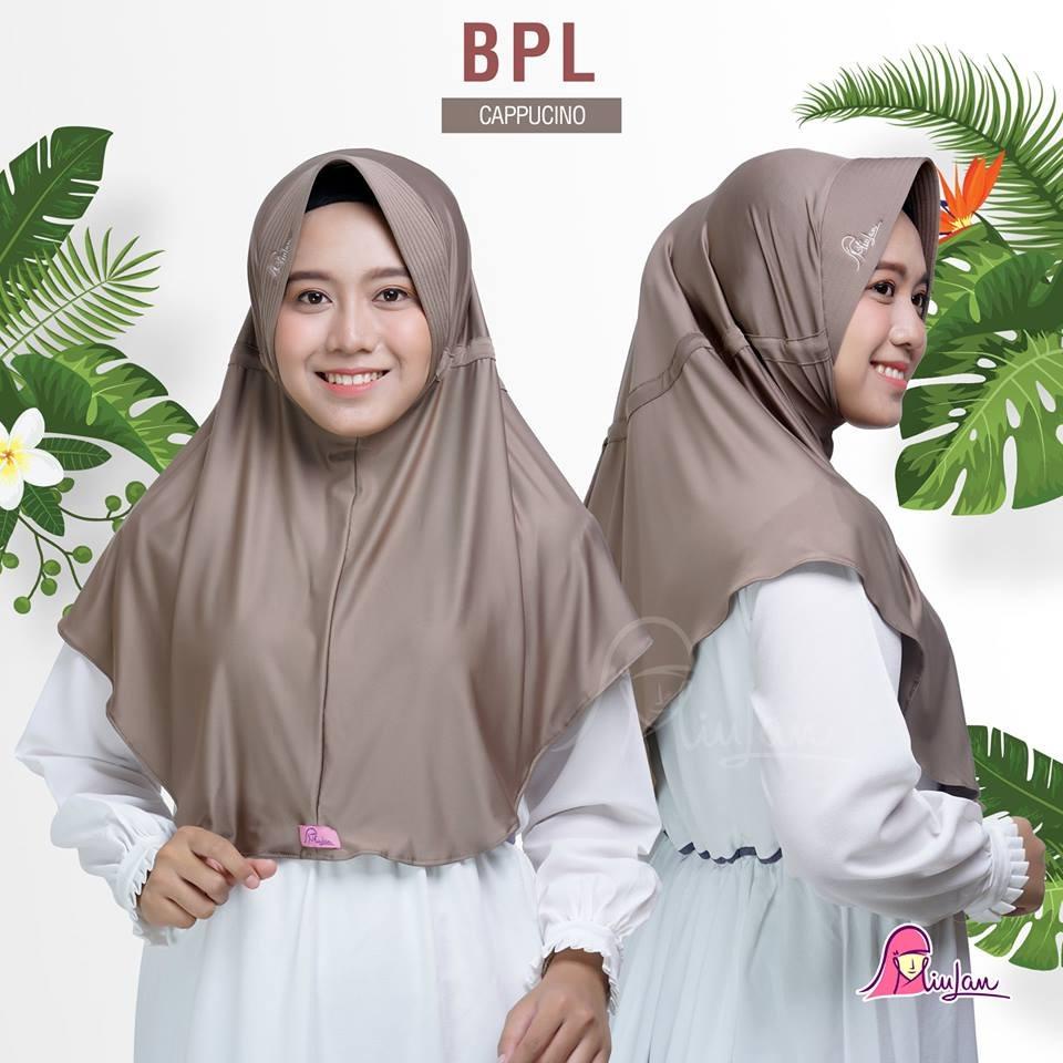 BPL MIULAN JILBAB SERUT BERGO / MIULAN BERGO PLAIN LAURA (BPL)