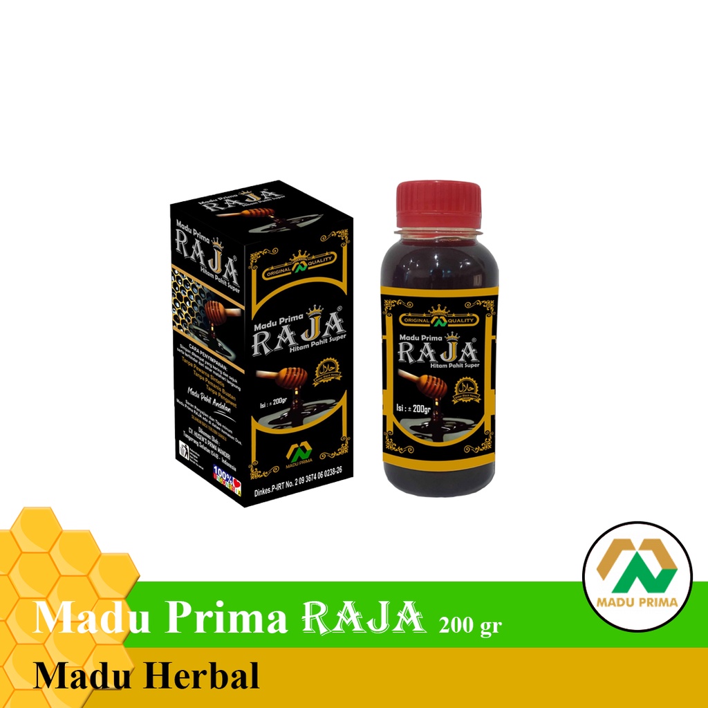 

Madu Hitam Herbal | Madu Prima RAJA 200gr