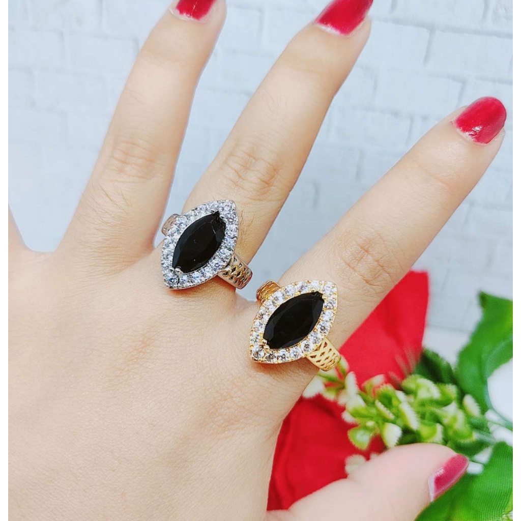 Cincin Xuping Mata Full Lapis Emas Perhiasan Fashion 1327