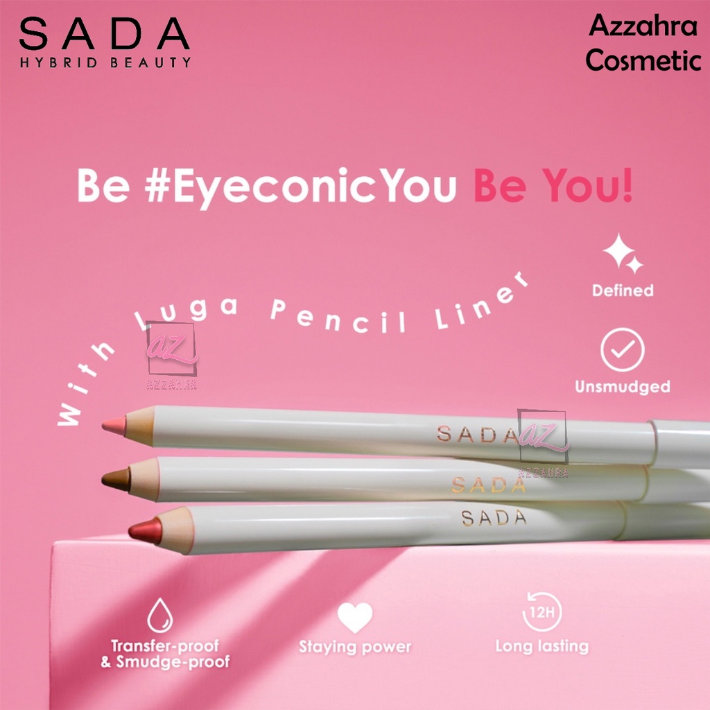 SADA Luga Accentuating Pencil Liner - New Shades Launching Waterproof Smudgeproof Tahan Lama