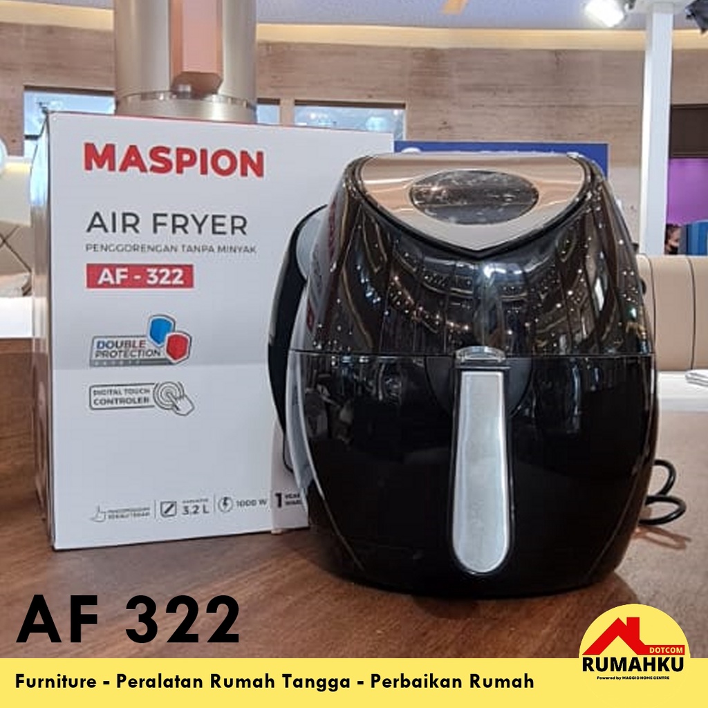 PENGGORENGAN TANPA MINYAK - AIR FRYER MASPION - AF322 - MASPION