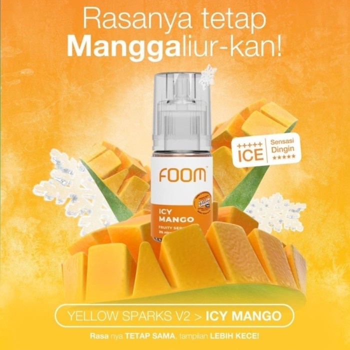 Foom Yellow Sparks / ICY Mango Salt 30ML