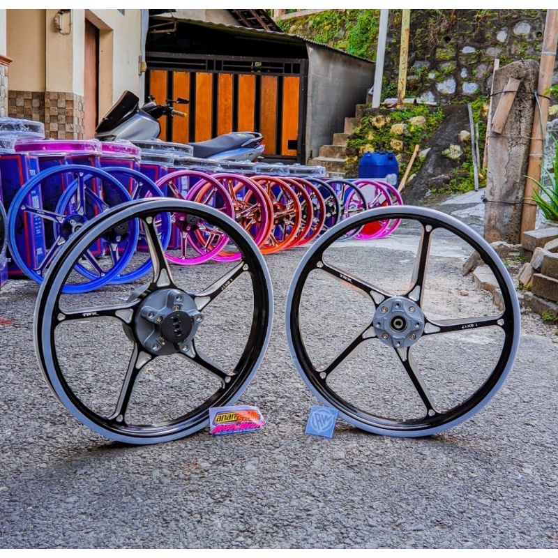 Enkei Fg 511 Open Hub Enkei TRX Double Dics Mx king Crf Klx Mx New Fiz r Jupiter Z |Enkei Wheel✅️