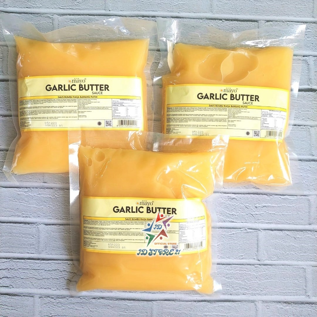 Garlic Butter Sauce 500 g Halal Bawang Mentega