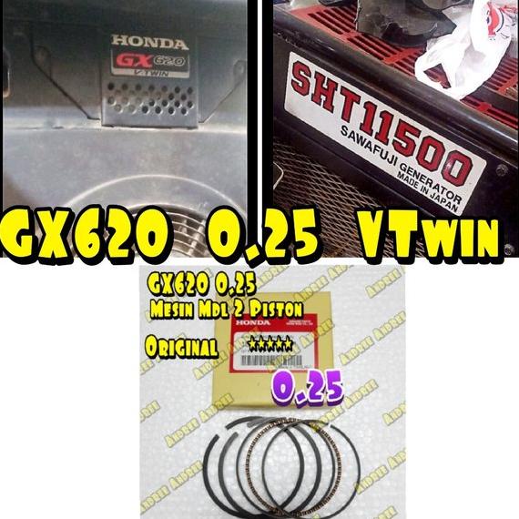 Ring Piston Seher Honda V Twin GX620 GX-620 0.25 025 - Original