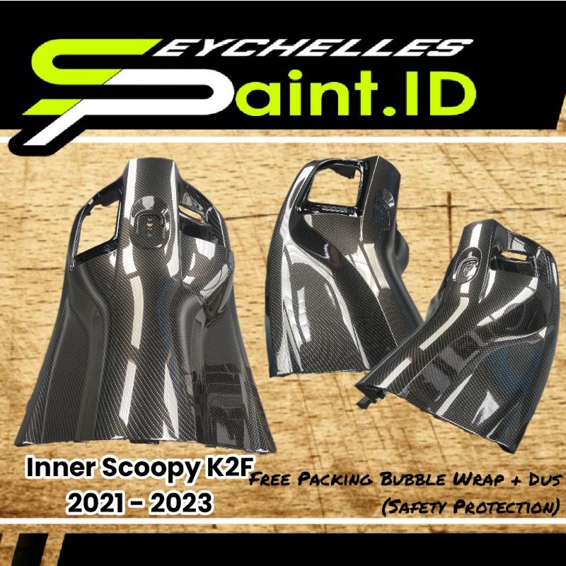 Cover Carbon Dashboard Inner Scoopy Prestige 2021 - 2023 Motif Kevlar