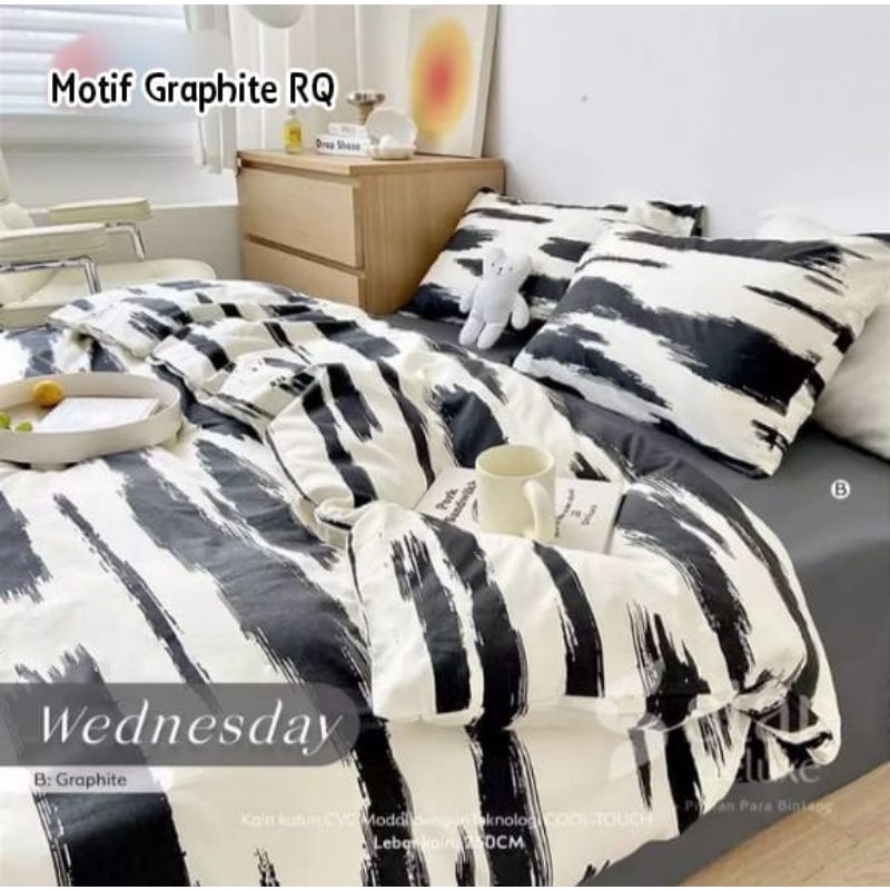 sprei murah motif graphite