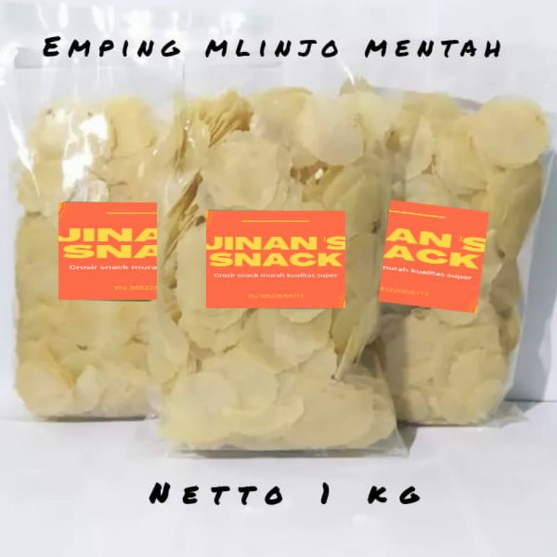 

Emping melinjo mentah original ukuran Sp