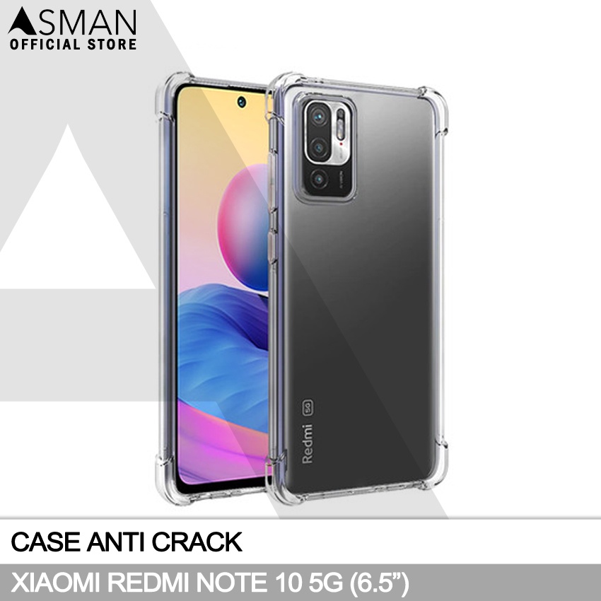 Anti Crack Xiaomi Redmi Note 10 5G (6.5&quot;) | Soft Case Anti Bentur - Clear