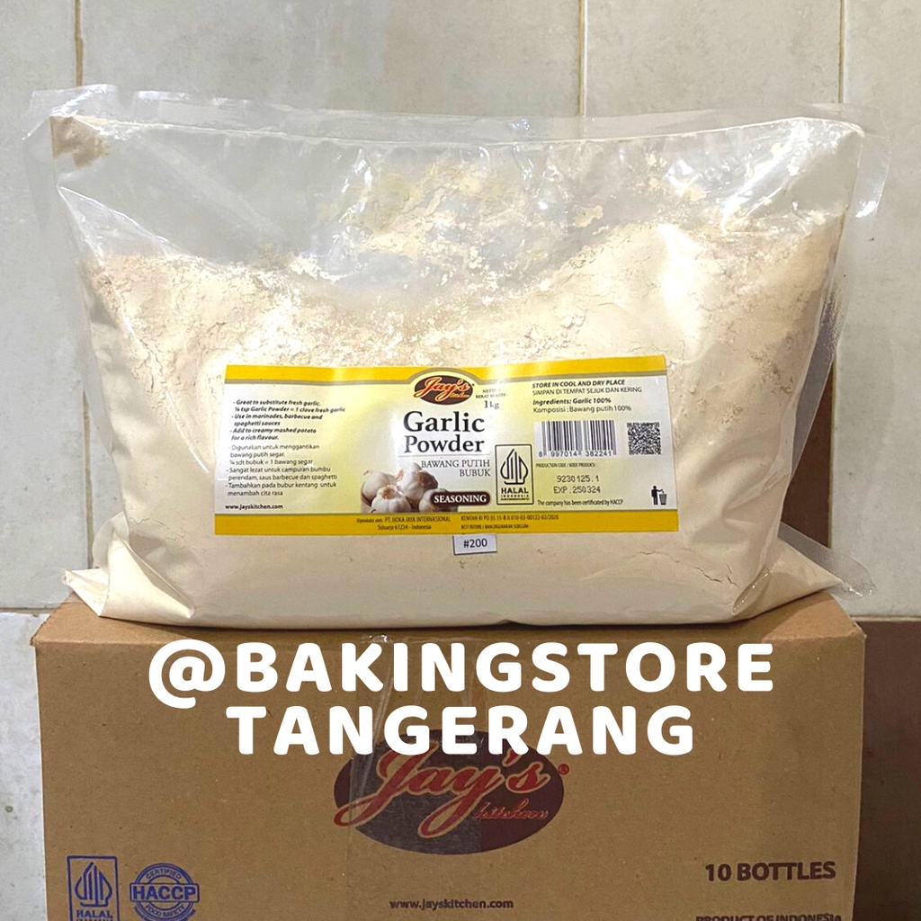

Garlic Powder 1 Kg Jay's | Bubuk Bawang Putih Jays Halal