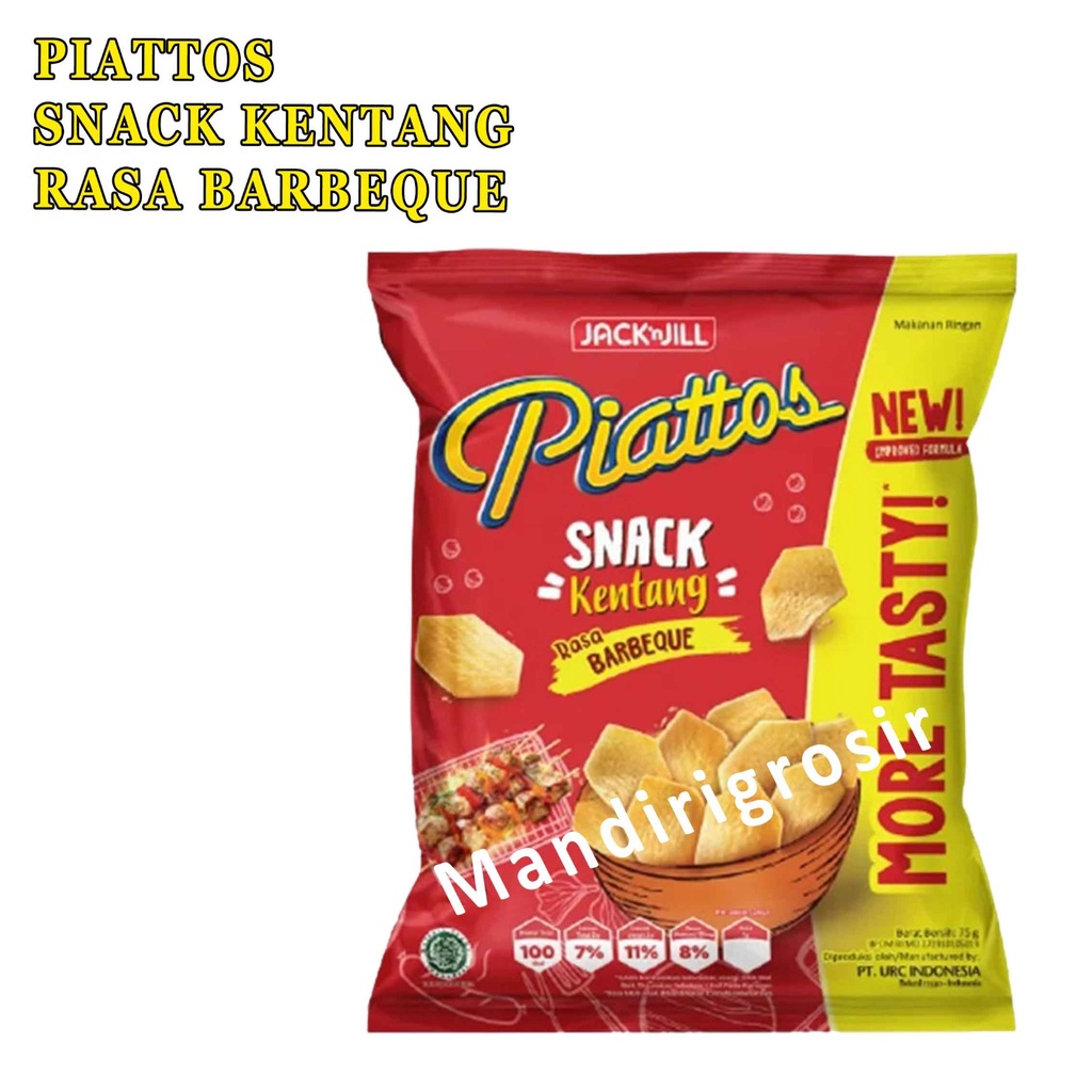 PIATTOS* SNACK KENTANG* RUMPUT LAUT* SAPI PANGGANG* BARBEQUE* KEJU PEDAS KOREA