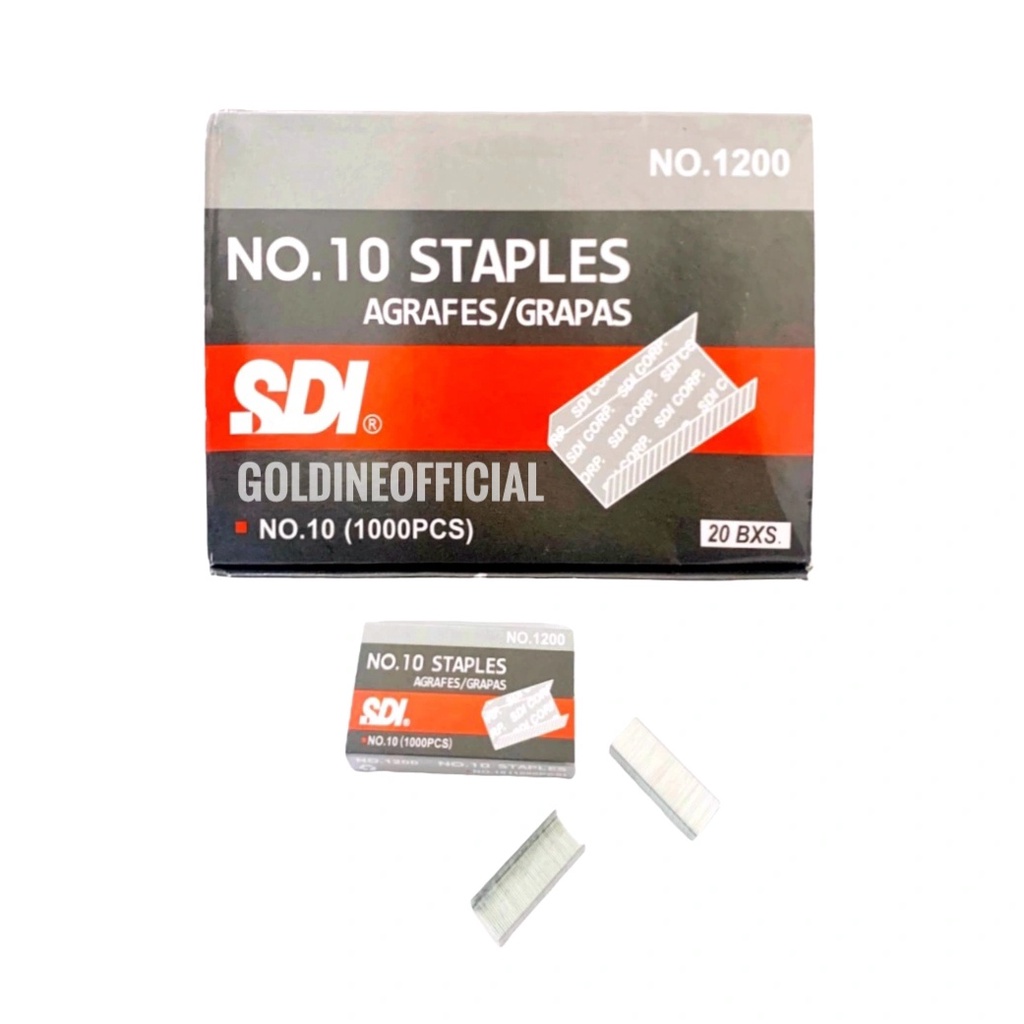 

ISI HEKTER / STAPLES / SDI Isi Hekter No.10 (1200) PER-PAK ISI 20