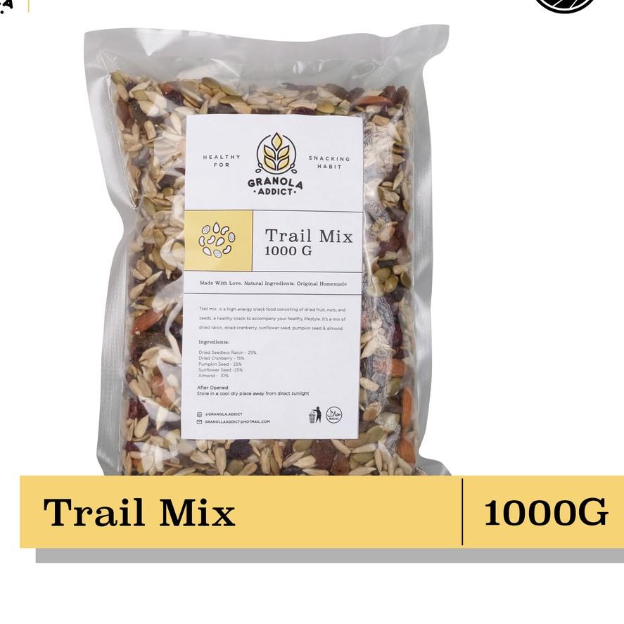 

♧ Granola Addict - Trail Mix (Sunflower, Pumpkin Seeds, Almond, Raisin, Cranberry) 1000G ☺
