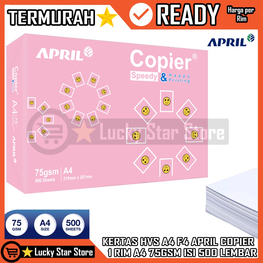 

Kertas A4 April Copier Happy Printing 75gsm 1 Rim Per Pack Pak Serim Per Rim Hvs Termurah Kertas Print Fotocopy Murah Jernih Bersih Perlengkapan Sekolah Retail Copy Paper Laporan Kantorkertas Putih Kertas Fotocopy Kertas Fotokopi