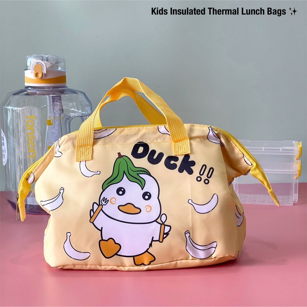 Tas Bekal lunch bag foil keep cool / keep warm cute fancy dika lucu tas tenteng