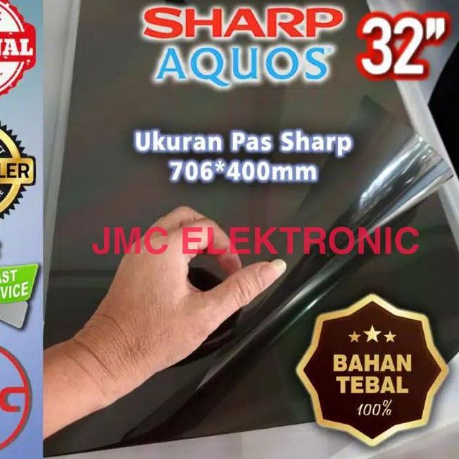 ➦ POLARIS POLARIZER LCD TV SHAAQUOS 32 INCH 0 DERAJAT POLARISER POLARIZED PLASTIK LCD LED BAGIAN DEP