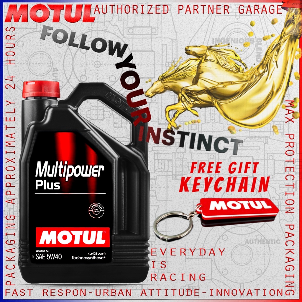 MOTUL MULTIPOWER PLUS 5W40 SN 4L OLI MOBIL