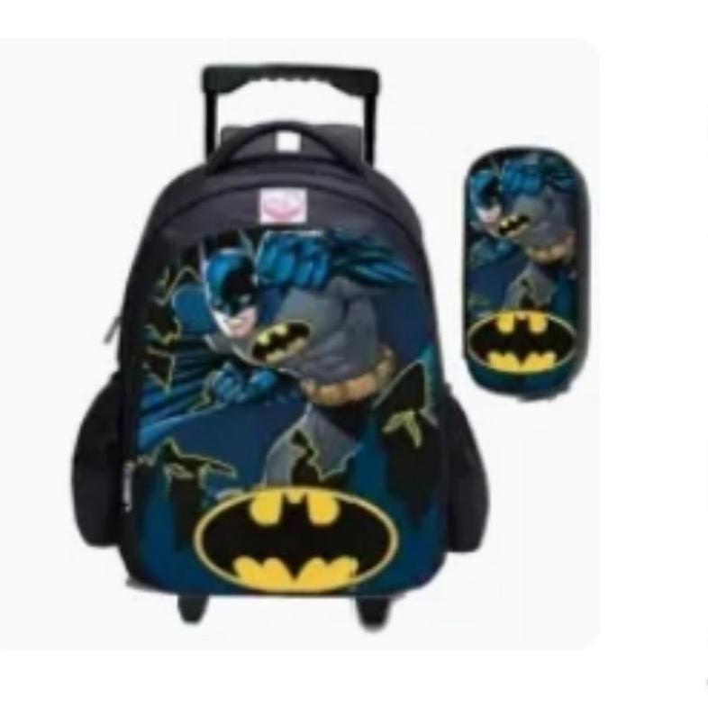 TAS TROLY SEKOLAH ANAK LAKI LAKI PAUD TK SD / RANSEL DORONG BACKPACK RODA / TAS TROLY ANAK LAKI LAKI