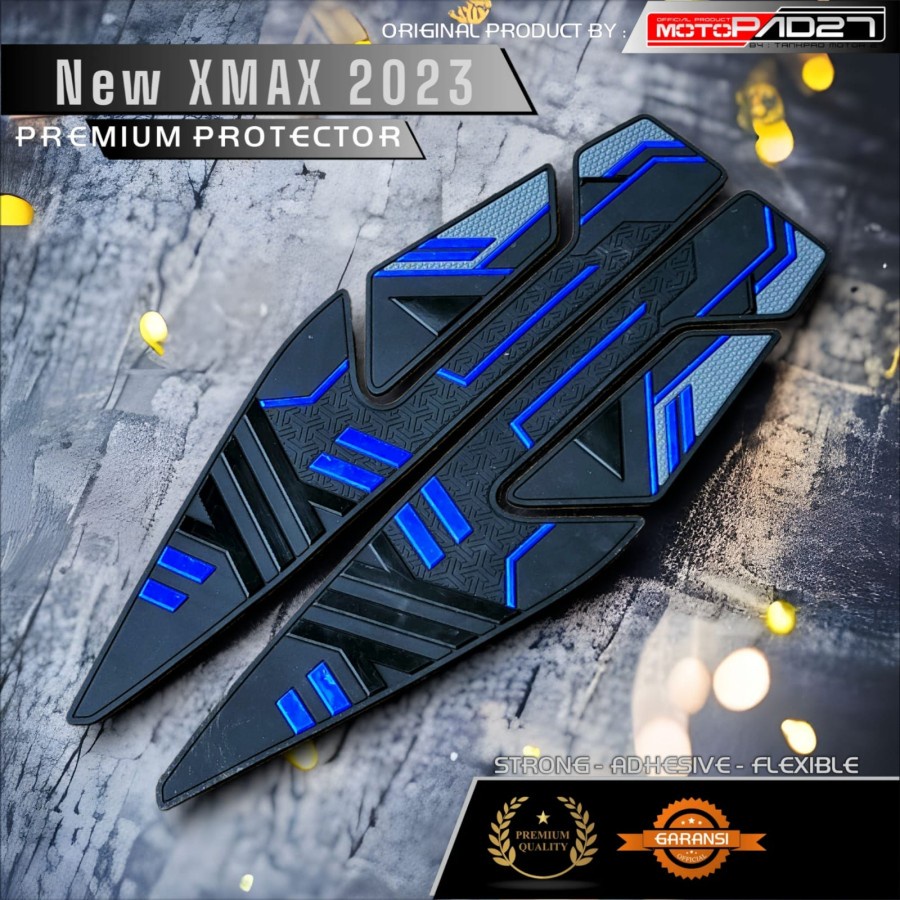 Motopad27 Stiker sidepad protector New Xmax 2023 bahan Karet tebal 4mm