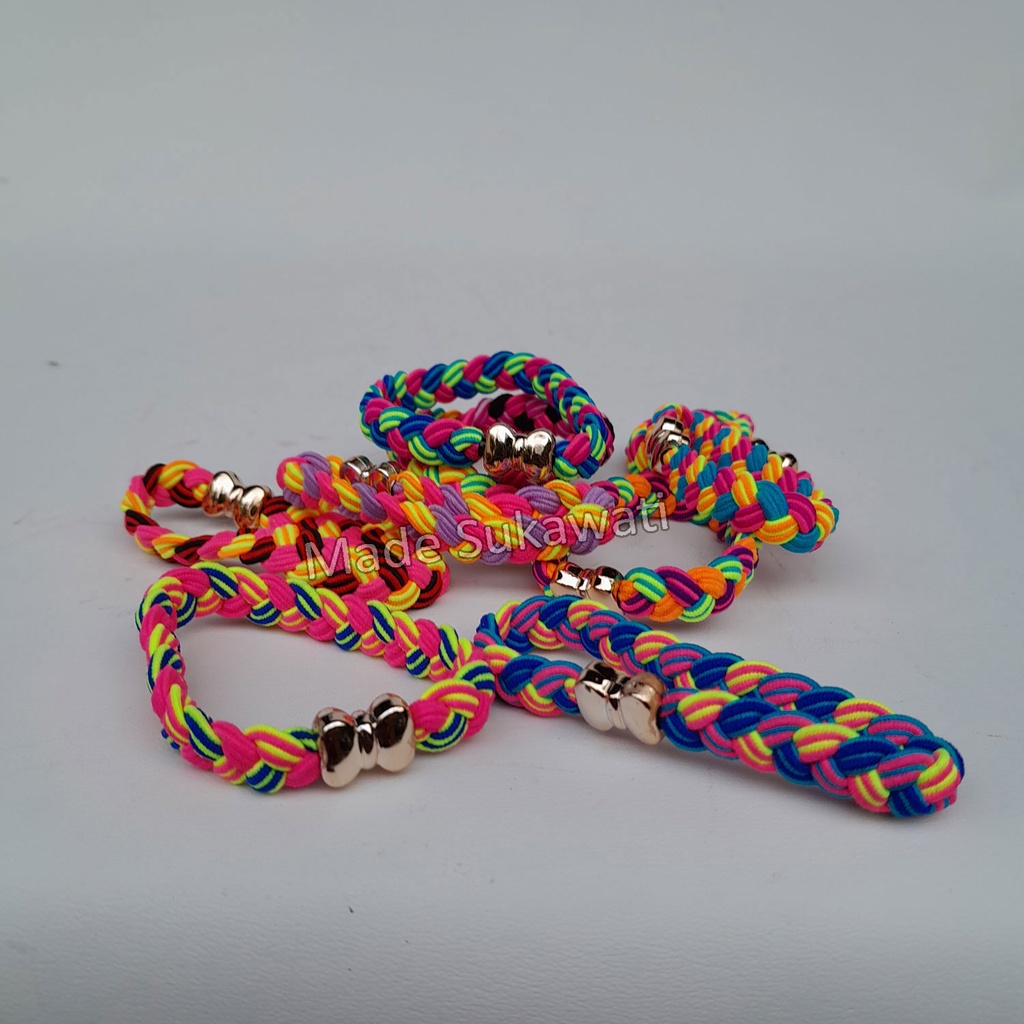 Gelang Rainbow tali karet