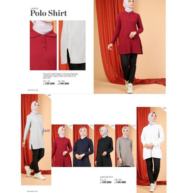 ㊨ Ladies polo shirt Dauky - Polo dauky PALING DICARI 21Y
