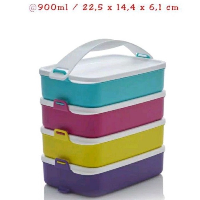 Rantang Rantang Susun Tupperware Click To Go 4 Susun