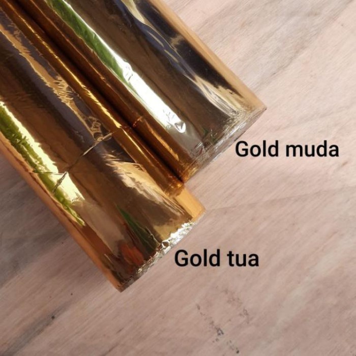 Foilku [U27668 Plastik Foil Gold & Silver / Foil Prada