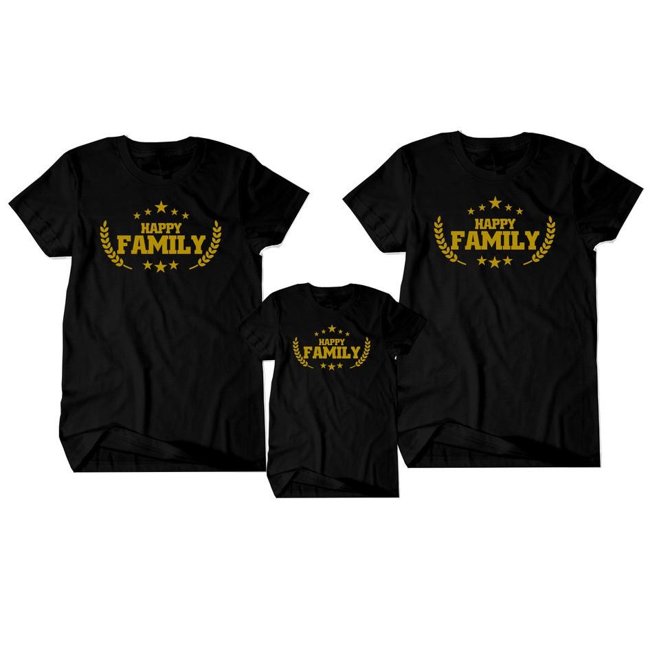 Tshirt couple kaos keluarga  keren happy family