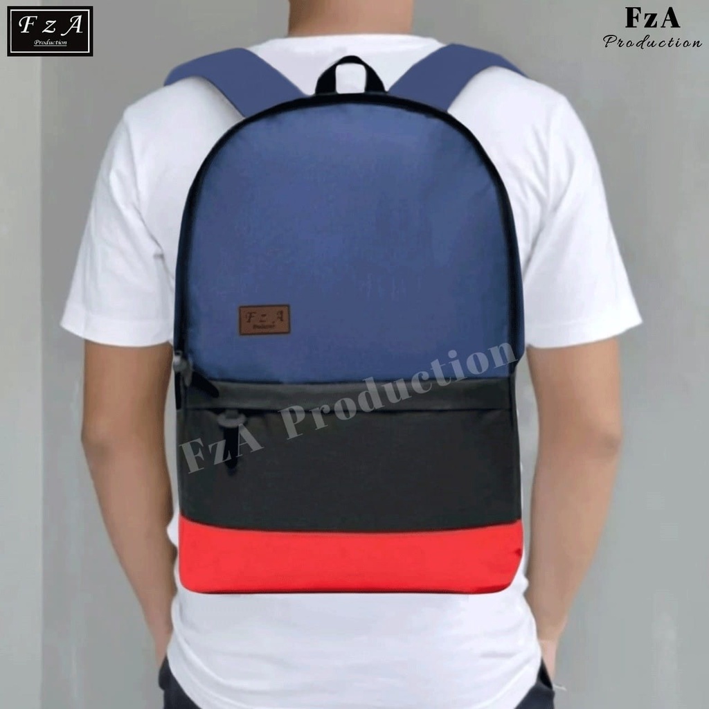 FzA Official - Tas Ransel Gendong Laptop Distro Sekolah Kuliah Pria Wanita Backpack Murah Original Tas Punggung Laptop - NRQT