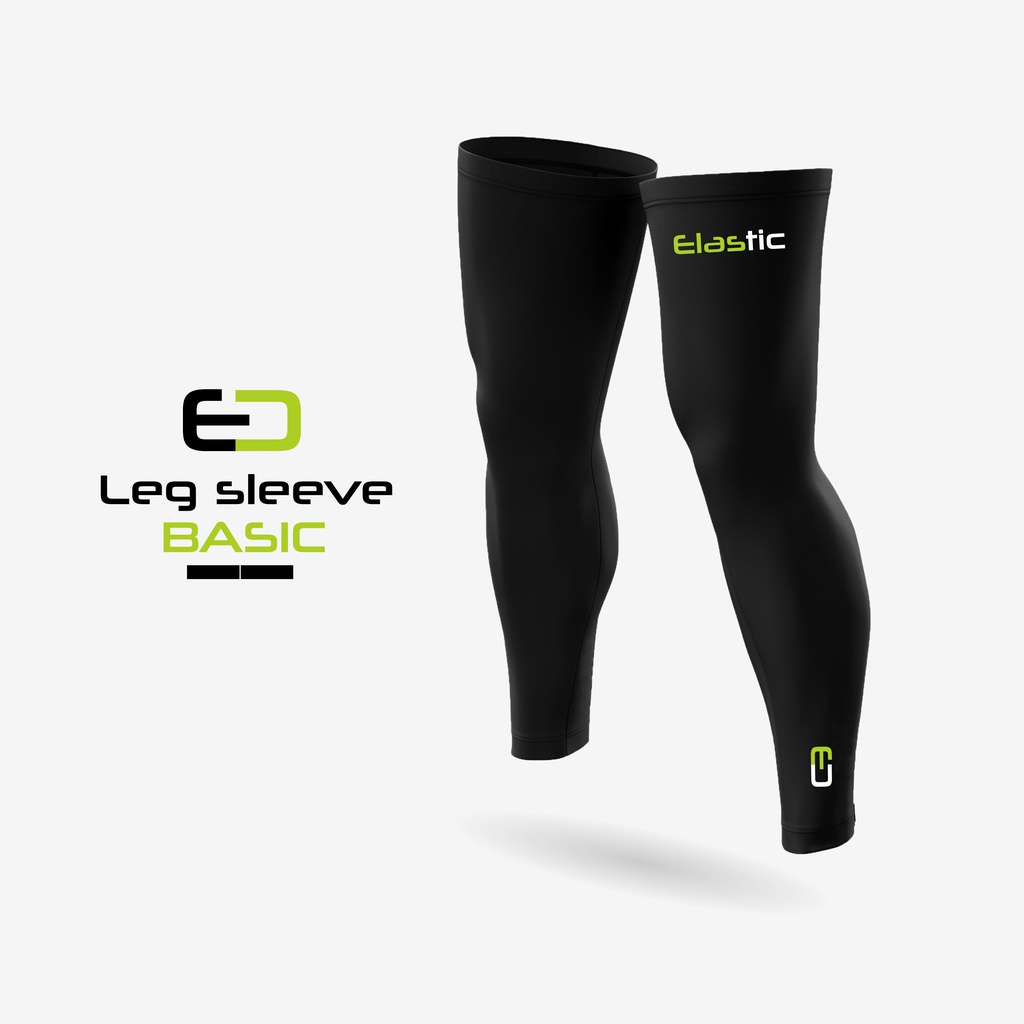 ELASTIC - Manset kaki leg sleeve pria wanita olahraga compression sport bahan spandex pelindung kaki volly running football