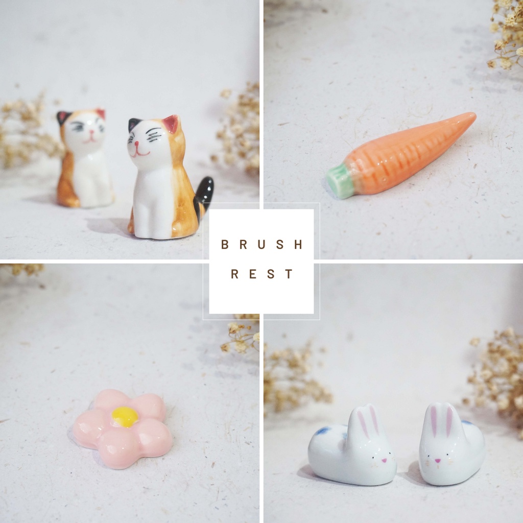 

Ceramic Watercolor Brush Rest - Alas Kuas