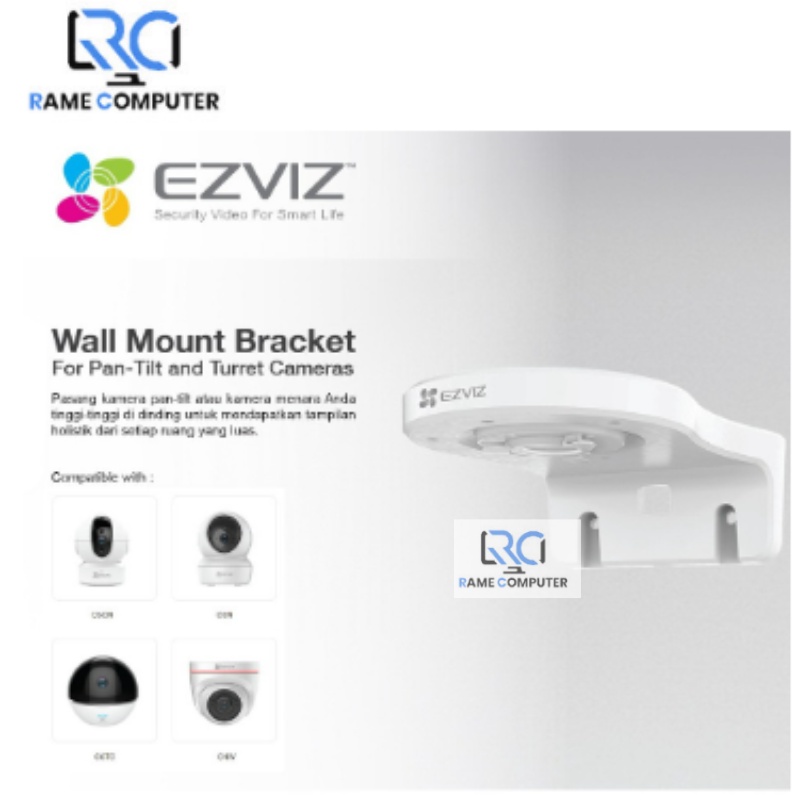 Bracket Dinding Wall Mount EZVIZ C6N, C6CN, C6C, C6TC, C4W, TY1