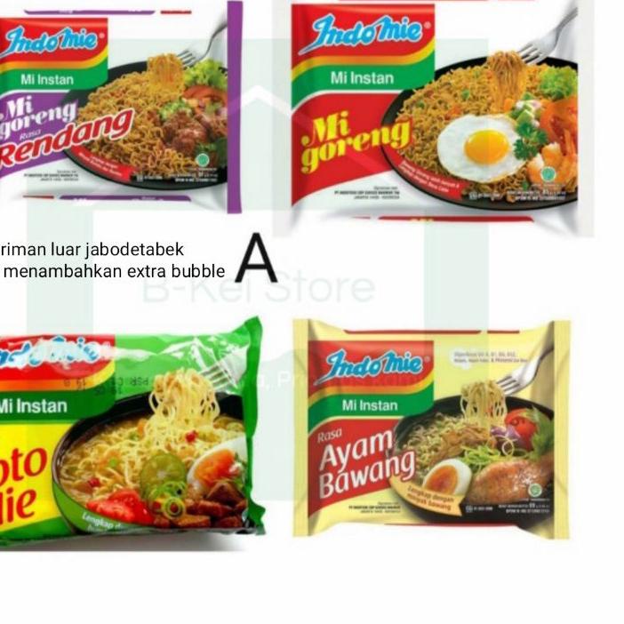 

♡ Mie Instan Indomie 1 dus 40 pcs campur Goreng + Kuah ➷