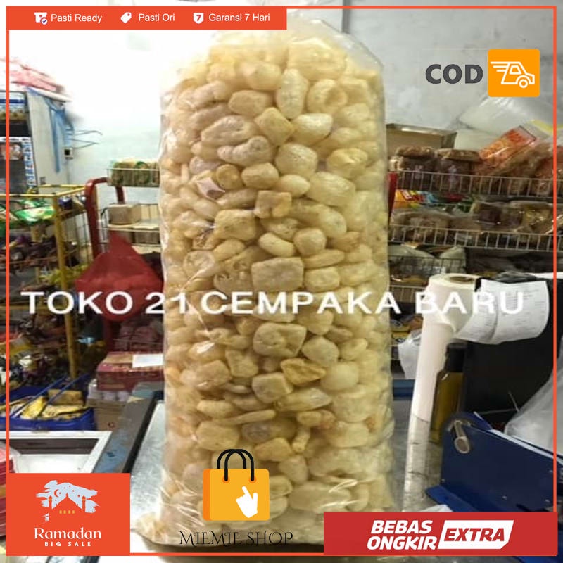 

Krupuk Kulit Sapi 1 KG Kerupuk Rambak Jangek Krecek Kulit Sapi 1KG