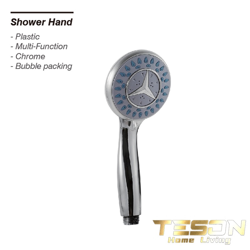 Kepala Shower Mandi - Hand Shower Head Set Stainless Tipe