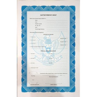 

(10 LEMBAR) DAFTAR RIWAYAT HIDUP