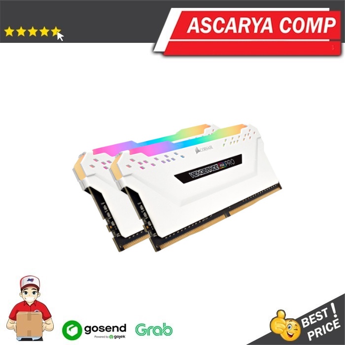 Corsair Vengeance RGB PRO 16GB 2X8GB DDR4 3600MHz CMW16GX4M2D3600C18W