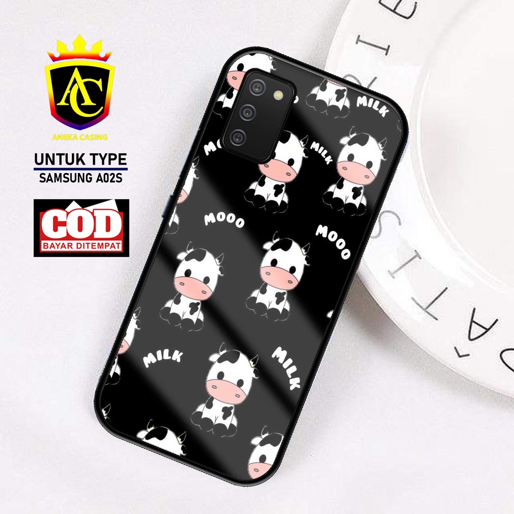 Case Samsung A02S Casing Samsung A02S Aneka Case [Milk] Case Glossy Case Aesthetic Custom Case Anime