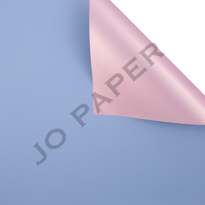 

[20 Lembar] Flower Wrapping Paper Bi Color Rose Gold Kertas Bunga 058