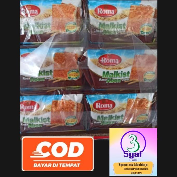 

hanya disini] ROMA MALKIST ABON 135/125GR 1 DUS TERMURAH