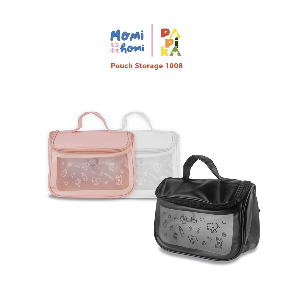 Papika Tas Peralatan Kamar Mandi Pouch Sabun Mandi Tas Kosmetik Portable Kosmetik Pouch Travel Organizer Tas Perlengkapan Bayi Portable Tas Botol Dot Susu Bayi