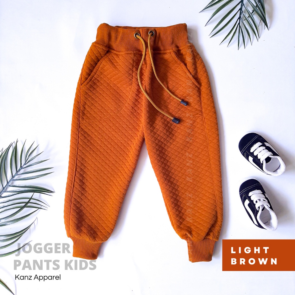 Celana Jogger Anak Joger Comfy Polos Celana Jogger Panjang Anak Laki Laki Perempuan Usia 1 – 8 Tahun