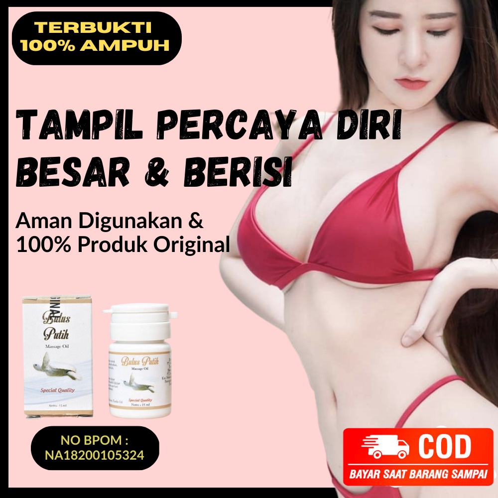 (HALAL - BPOM) Obat Pembesar Payudara Ampuh Permanen Breast Minyak Bulus Pengencang Payudara yg Kend