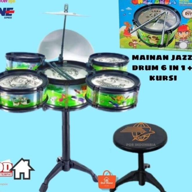 Mainan Jazz Drum Set Kursi ( Sh1235 )