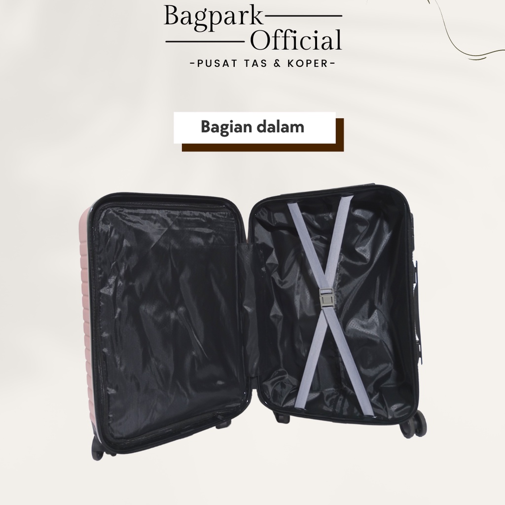BAGPARK Koper Fiber Swiss Polo Koper Fiber 18 Inch / 20 Inch / 24  Inch / Koper Cabin / Koper Bagasi / Koper Import / Koper Murah