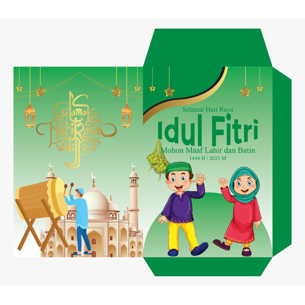 [TERBATAS!!] Amplop idul fitri lucu murah isi 10pcs (HARGA 1PAK=3500 ISI 10LEMBAR)