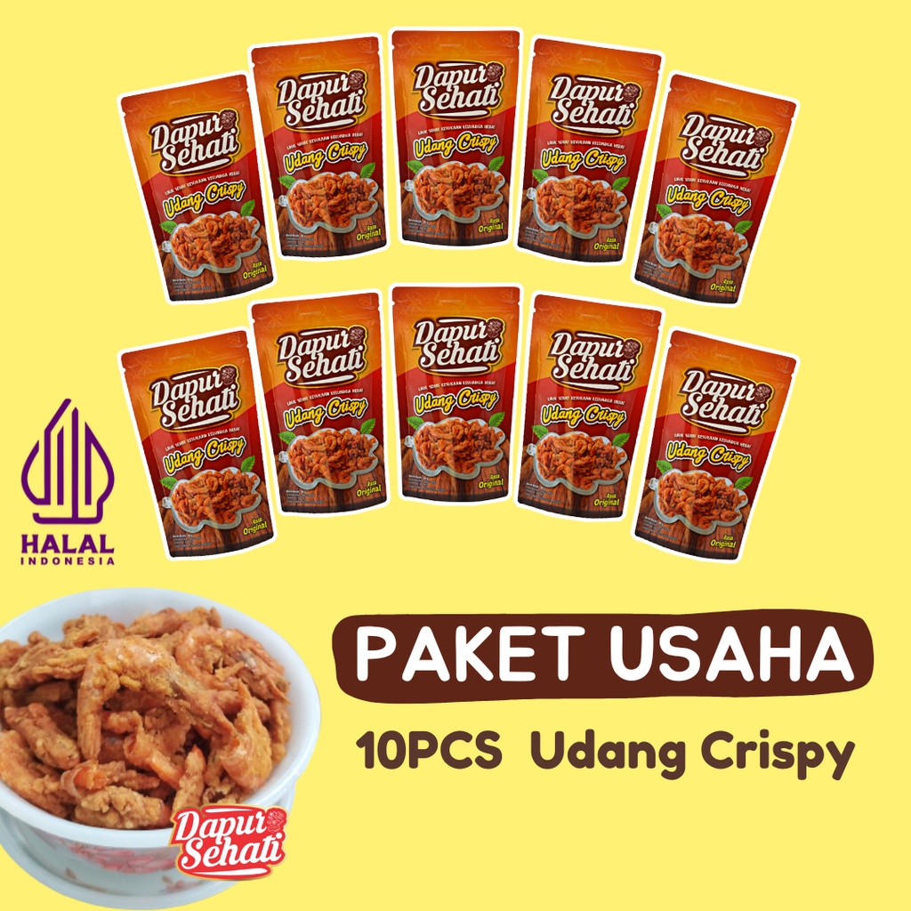 

Paket Hemat Udang Crispy 10pcs NO MSG